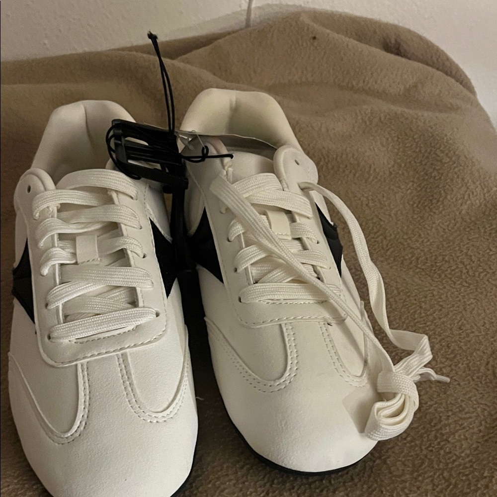 White and Black Sneakers